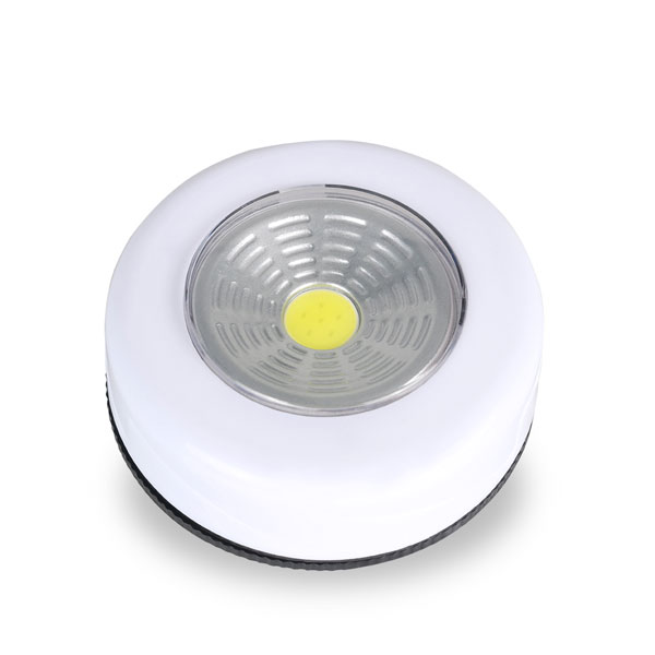COB LED Inalámbrico Stick Tap Armario Lámpara de luz táctil 3W Batería de cocina Gabinete Armario Empuje Tap Home